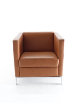 loungesessel walter knoll foster501 ornage gebraucht vorderansicht